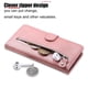 thumbnail image 3 of Funda con Cremallera para Samsung Galaxy A21S, Carcasa Cartera de Cuero PU con Soporte y Tarjetero, 3 of 6