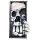 thumbnail image 3 of Monstruo Sujetalibro Asomando En Estantería Escultura Decoración De Halloween Blanco, 3 of 5