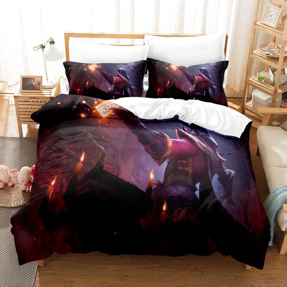 x499 Bed SheetsNekopara Bedding Set Sexy Girl Duvet Cover Cartoon Anime Bed Cover Set Pillowcase Hot Selling Custom 3-Piece Bedding Set (1 Duvet Cover + 2 Pillow Shams) nj499