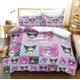 thumbnail image 1 of Kuromi Quilt Cover Cartoon Cute Sanrio Duvet Printed Comforter Polyester Bedding Twin Size children Gift Various Sizes, 1 of 5