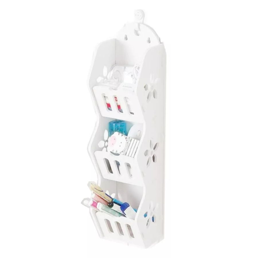 Click Ventas - Repisa Estante De Baño Plegable De Pared Cocina Organizador