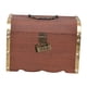 thumbnail image 4 of Hucha del Tesoro caja de almacenamiento de dinero con cerradura y llaves contenedor de almacenamiento de madera para apartamento fiesta favores, 4 of 5