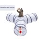 thumbnail image 5 of Túnel para Gatos Deofun 3 en 1 con Pelota de Juego, 5 of 6