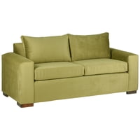 Muebles Altiro - Sofá Edom 3 Cuerpos - Tela Felpa Verde Olivo