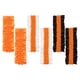 thumbnail image 1 of Uxcell Brazalete de Liga, Sujetador Antideslizante para Mangas de Camisa de Hombre, Cinturones Elásticos Decorativos Naranja/Naranja sobre Negro/Naranja sobre Blanco, 1 of 6