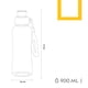 thumbnail image 3 of Botella hidratación 900ML Negro National Geographic, 3 of 4