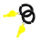 thumbnail image 2 of 2 pedazos supervivencia silbato de seguridad mu?eca bobina de emergencia buceo amarillo, 2 of 3