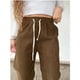 thumbnail image 3 of Pantalón Mujer Recto Cotelé Pierna Ancha Otoño Invierno 7127, 3 of 3