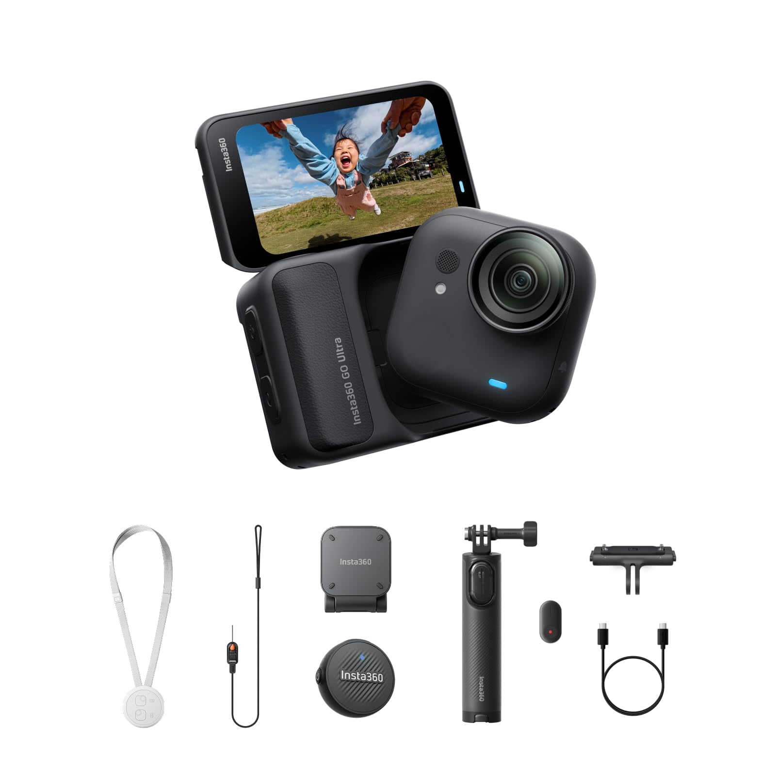 Cámara Insta360 Go Ultra 4k Para Vlogging, Ligera E Impermeable