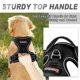 thumbnail image 3 of Arnés para perros BARKBAY sin tirones reflectante para perros grandes, color negro, 3 of 9
