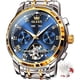 thumbnail image 1 of Reloj Automático OLEVS Hombre Skeleton Tourbillon Acero, 1 of 3