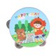 thumbnail image 4 of Pandereta De Madera De Mano, Juguete Educativo Con Campanas De Mano Para Juegos De Baile, Juguetes KTV, 15 Cm, Ni?a Oso, 4 of 5