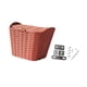 thumbnail image 5 of Cesta para bicicleta, cesta para manillar, cesta para bicicleta con tapa, extraíble, práctica cesta para guardar bicicletas, para bicicletas plegables Marrón, 5 of 5