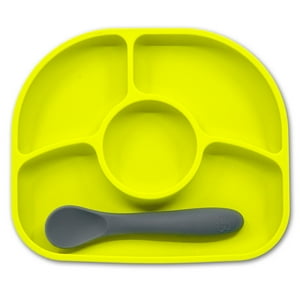 Bblüv - Utensilio Para Alimentación Plato De Silicona Yümi Lima