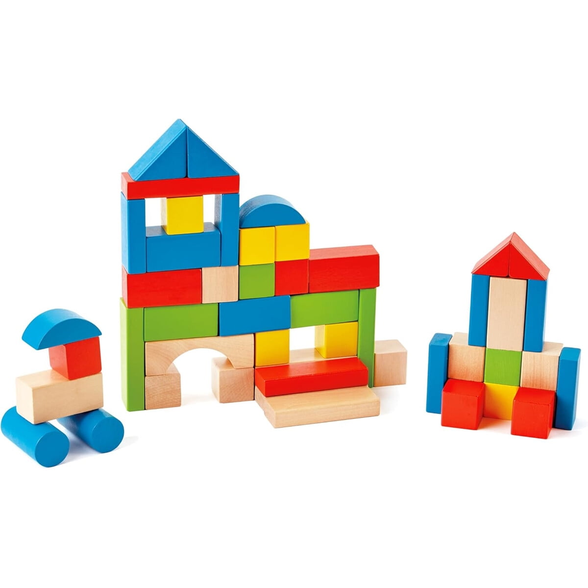 Bloques De Madera Hape Maple 50 Piezas Apilables