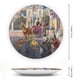 thumbnail image 2 of Los Aristogatos Plato decorativo de porcelana fina (bone china), plato decorativo de cerámica para hogar, oficina, soporte de pared, platos decorativos para dormitorio - 6 pulgadas (15 cm), 2 of 6