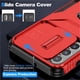 thumbnail image 3 of Funda Armada para Samsung Galaxy A26 con Tapa Deslizante y Soporte Magnético Giratorio Rojo, 3 of 5