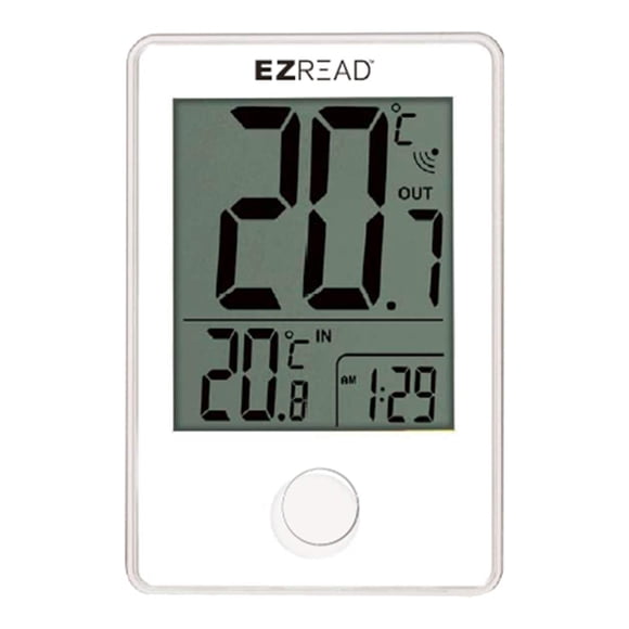 Termómetro EZRead 840-1501 Reloj digital 20 cm
