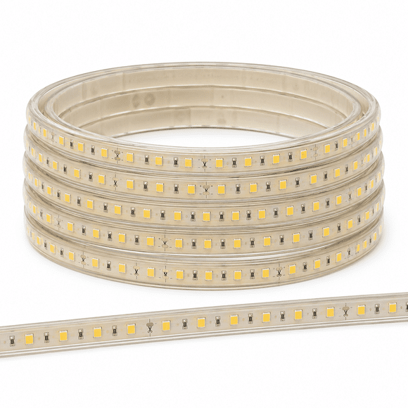 Cinta LED Cálida 3000K SMD 2835 Rollo 100 m con Adhesivo