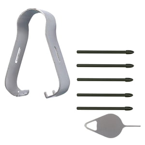 Magideal - Touch Reemplazo De Puntas / Puntas Con Pinzas Herramienta De Extracción 5 Piezas Reemplazo De Puntas De Recarga Juego De Puntas Para , Consejos Negros