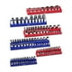 thumbnail image 1 of Juego organizador de enchufes VEVOR Magnetic, 6 piezas de 1/4 pulgadas, 3/8 pulgadas y 1/2 pulgadas, 1 of 2