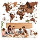 thumbnail image 2 of Mapa del mundo madera 3D decorativo, 2 of 3