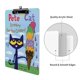 thumbnail image 3 of Pete el Gato Portapapeles de acrílico A4, tamaño carta estándar, carpeta con clip 31.8x 21.5CM para estudiantes, profesores y oficina, 3 of 6