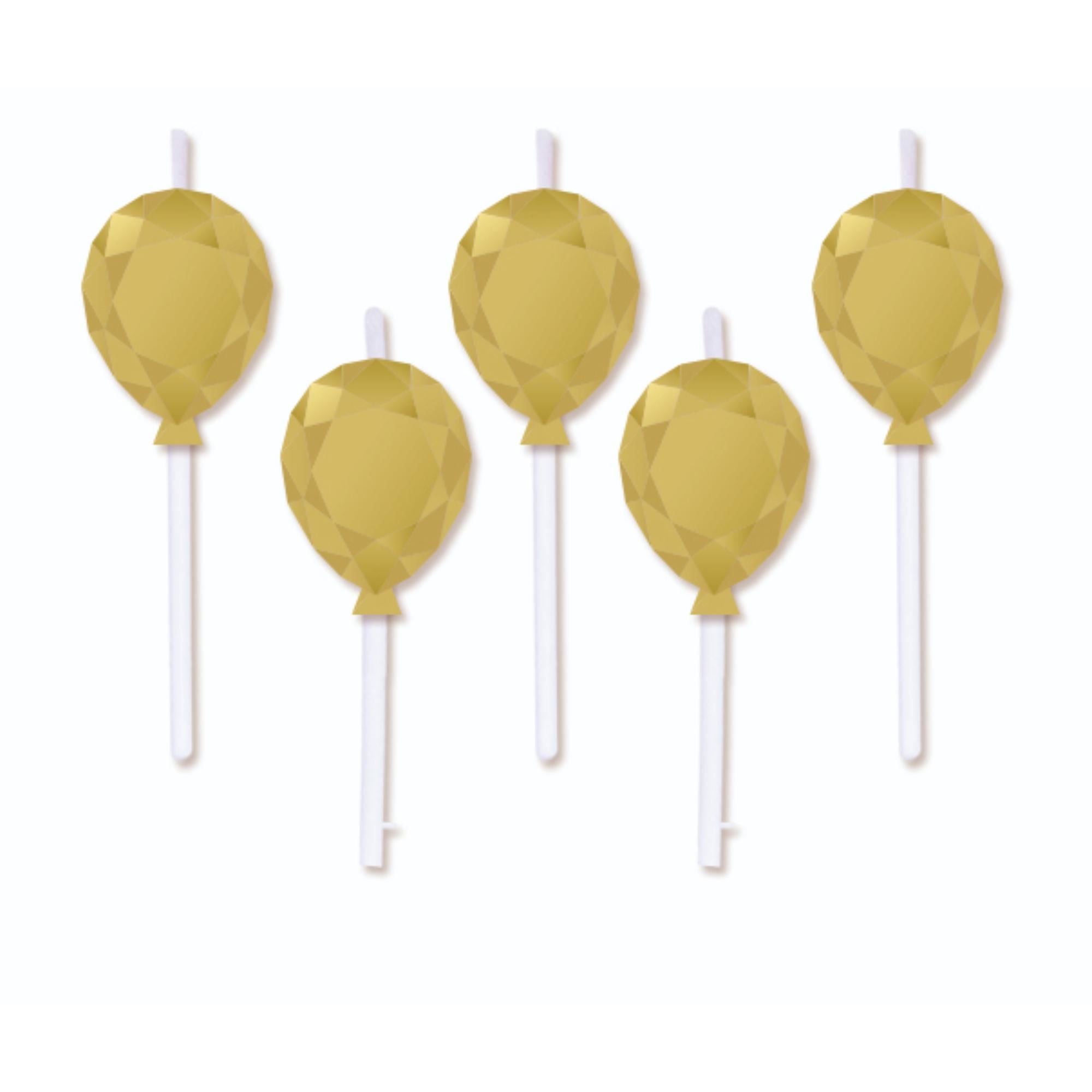 Set De Velas Globos Dorados, 1 Un Way to celebrate