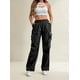 thumbnail image 1 of Pantalón Cargo Mujer Ajustable Elasticado Pata Recta, 1 of 3