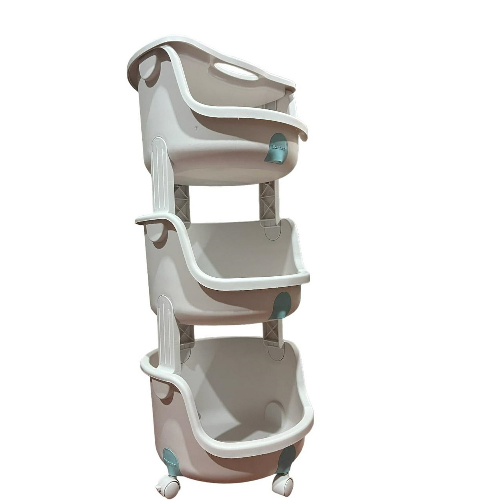 Imiakon - Carro Organizador Baño Cocina Dormitorio 3 Niveles Con Rueda