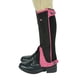 thumbnail image 3 of Half Chaps TuffRider Keeneland sintético para niños, negro y rosa intenso, 3 of 5