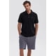 thumbnail image 1 of Polera Hombre Piqué Básica Lisa Negro - lll, 1 of 4