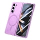 thumbnail image 4 of Magnetic Slim Case for Samsung Galaxy Z Fold 6 with Camera Guard & Anti-Scratch Back Purple, 4 of 5