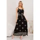 thumbnail image 1 of Maxi Vestido Largo Verano Mujer Holgado Pabilos Estampado 3359, 1 of 3