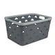 thumbnail image 1 of Canasto Organizador Plastico Multiusos Rattan 21 Litros - Gris, 1 of 3