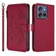 thumbnail image 2 of Funda Cartera Mariposa para [Motorola Moto G Stylus 2025 5G] con Soporte y Cremallera Rojo, 2 of 6