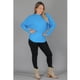thumbnail image 2 of Sweater Mujer Manga Larga Murciélago Tejido Botones 6020, 2 of 4