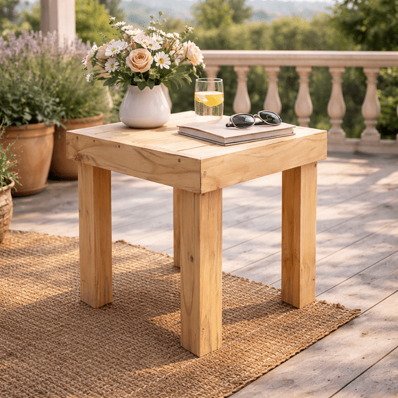 Mesa de centro Madera de Pino Decoración Rústico