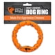 thumbnail image 1 of Anillo indestructible con patas de hierro para perros, naranja, para masticar, 1 of 6