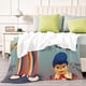 thumbnail image 4 of Bienvenido a Casa Wally Darling anti-pilling, suave, ligera, esponjosa y acogedora de lujo para hogar y cocina – Perfecta para niños y adultos,130X150cm, 4 of 6