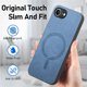 thumbnail image 2 of Magnetic Slim Case for iPhone 16e with Camera Guard & Anti-Scratch Back Blue, 2 of 6