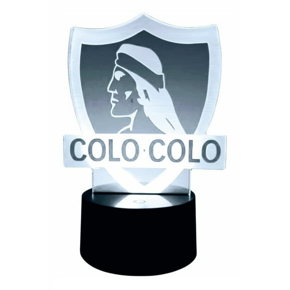 Lampara Ilusion 3d Colo Colo De 7 Colores Base Touch