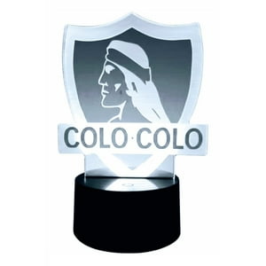 Lelumania - Lampara Ilusion 3D Colo Colo De 7 Colores, Base Touch