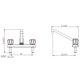 thumbnail image 5 of Grifo Dura Faucet DF-PK600S-WT RV Cocina Blanco, 5 of 5