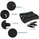 thumbnail image 3 of Almohada lumbar LOVEHOME para silla y coche, espuma viscoelástica negra, 3 of 6