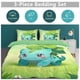 thumbnail image 5 of Bulb_asaur Print Bedding Set Pattern Duvet Cove Set 3 Pieces 1 Quilt Cover And 2 Pillowcases for Women Men Teens, 5 of 5