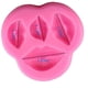 thumbnail image 4 of Jasonsy - Juego de 3 moldes para fondant (silicona, labios, corazón y puntos, para decoración de pasteles, adornos para cupcakes, arcilla polimérica, manualidades, chocolate, resina epoxi y joyería), 4 of 6
