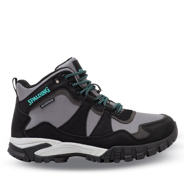 Zapatillas Outdoor Waterproof Mujer Hiker Negro Gris Spalding