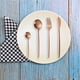 thumbnail image 5 of Juego de cubiertos de 16 piezas con acabado satinado, para 4 personas, incluye cuchillos, tenedores y cucharas, de acero inoxidable de primera calidad para cocina, apto para lavavajillas., 5 of 5