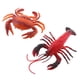thumbnail image 4 of 2 Uds Modelo Falso Exhibición Animales Marinos Artificiales Decoración Langosta Y Cangrejo, 4 of 5